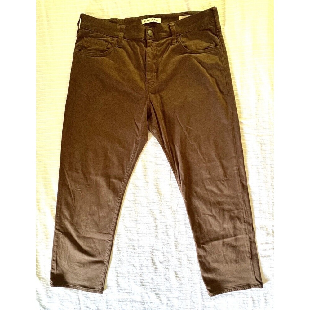 Mavi Jeans Matt Men’s - Brown - 38 x 28 - Relaxed Straight Leg - Stretch